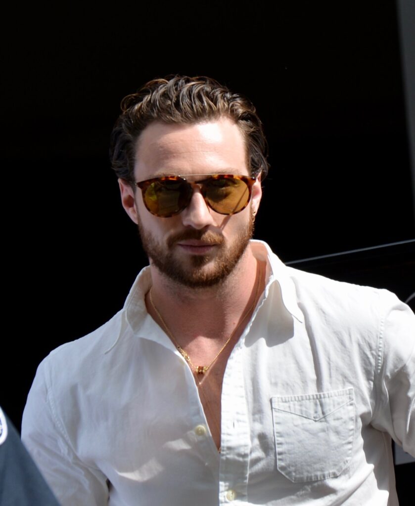 Aaron Taylor-Johnson wearing shades