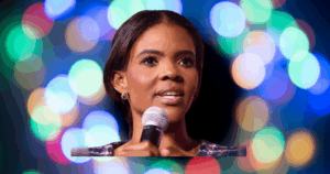 candace image with blurred lights